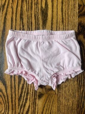 Monica and Andy light pink ruffle bloomers size 3-6 months
